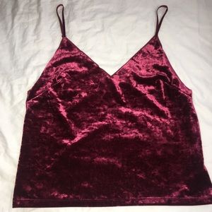 f21 velvet tank top